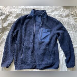 Navy ten thousand Sherpa jacket medium